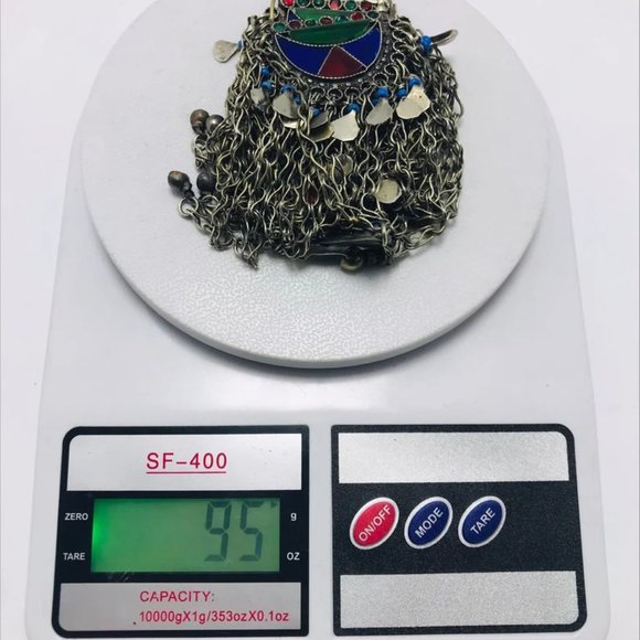 Afghan Kuchi Bell Earrings: Traditional Tribal Chandbaliyaan - Picture 7 of 12